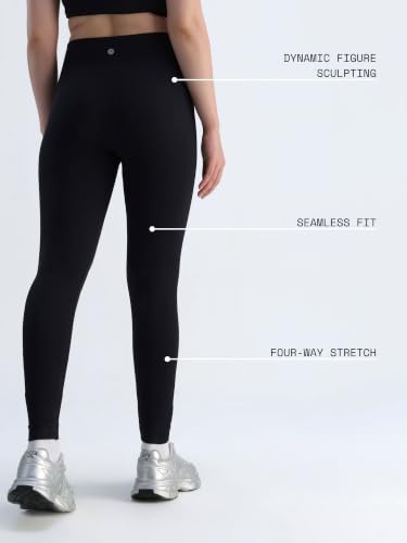 Image of CAVA Sky-Rise Leggings for Women | Ultra High-Waist, 4-Way Stretch, Seamless, Barely-There Feel, Anti-Cameltoe | Activewear Bottoms