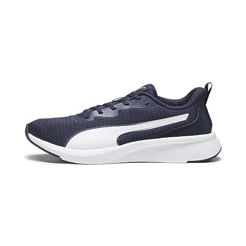 Puma Flyer Lite Zapatillas Para Correr De Carretera, Unisex Adulto, Navy White Blue, 43 Eu