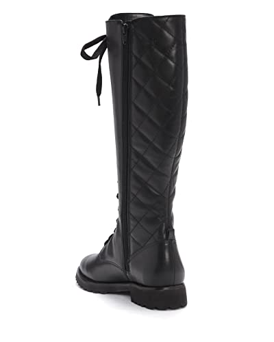 Vince Camuto Ackella Warm Caramel Pull On Squared Close Toe Block Heeled Boot4