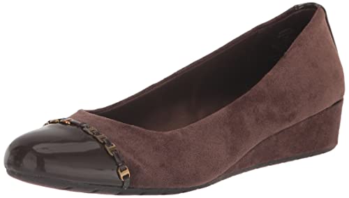 Anne Klein Womens Moxy Leather Slip On Loafers
