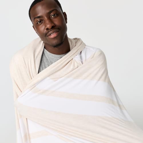 Image of Little Sleepies Cloud Blanket, 65 inch x 85 inch, Oversized, Oatmeal Heather