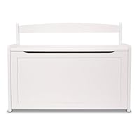 Melissa & Doug Toy Chest, Wooden Toy Storage Box with Safety-Hinged Lid, Kids Toys Storage Organizer for Playroom, Bedroom, & Montessori Classroom Furniture for Boys & Girls Ages 3+