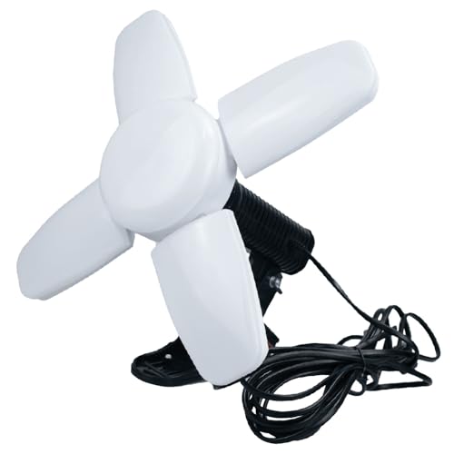 大華物産 スーパライトK コンセント付き高輝度LEDクリップライト 折りたたみ 省エネルギー工事用led ワークライト 現場 照明 ガレージ投光器 作業灯 長寿命Led電球 現場用ライトルミネランプ 夜勤用 60W 5400lm 6500K 電球 天井照明 角度調節可能 倉庫灯 複数のランプの直列接続