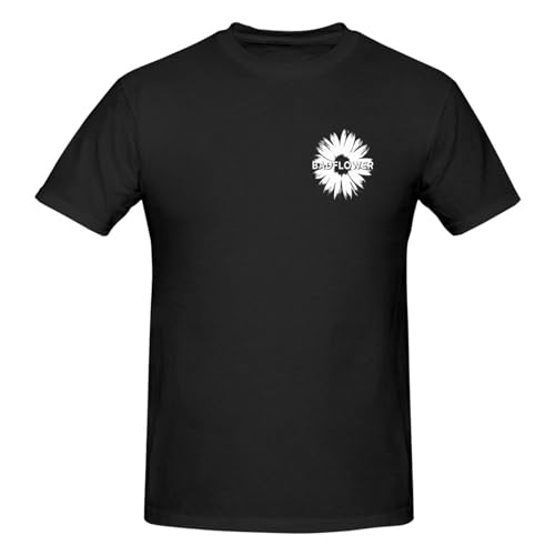 Badflower Shirt Men Reversible Graphic T-Shirt Fashion T-Shirts Loose Fit Short-Sleeve Casual Tops2