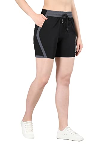 Image of CHKOKKO Summer Basketball Sports Workout Gym Training Wear Shorts for Women