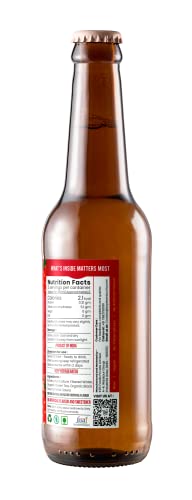 Image of Toyo Kombucha Zero Sugar Sparkling Fermented Probiotic Tea | Strawberry| Gut Friendly| Immunity Booster| Rich in Probiotics and Antioxidants | 330ML Pack Of 6