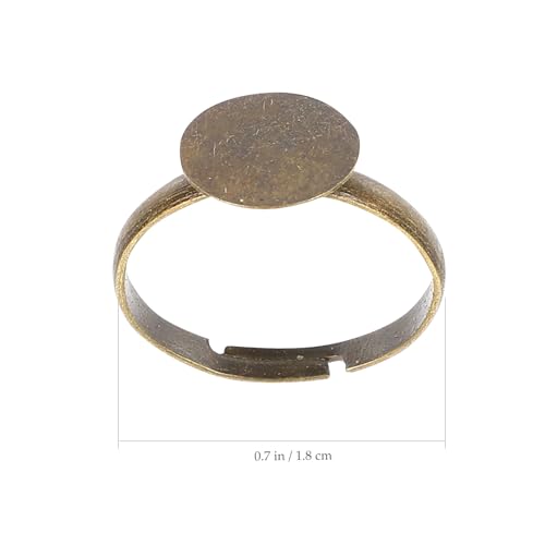 Base de anillo ajustable de aleación para crear accesorios personalizados en casa 3
