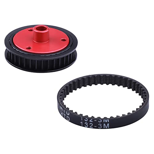 Gohobby Rc Belt Drive Transmission Gears System For 1/10 Rc Car Crawler Axial Scx10 & Scx10 Ii 90046 Upgrade Diy Parts (3.2Mm Bore) #TOP2