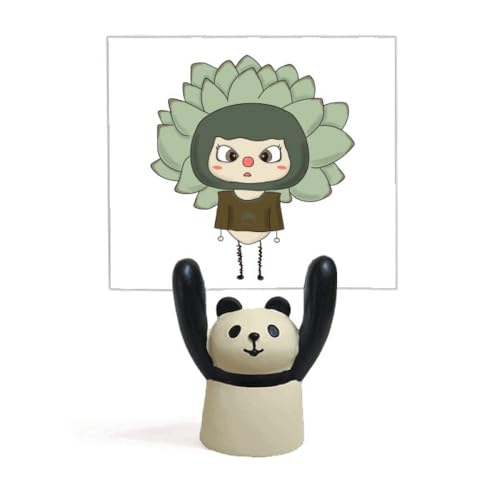Support pour mémo panda Succulent Green Sunshine Beauty UU cadeau idéal pour collègue