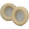 Replacement Earpads for Bang & Olufsen Beoplay H4, H6, H7, H9, H9i, HX, Portal Headphones,Ear Pads Cushions with Noise Isolation Memory Foam,Soft Protein Leather-Natural
