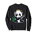 THC CBD 420 Broyeur de cannabis en forme de panda Sweatshirt