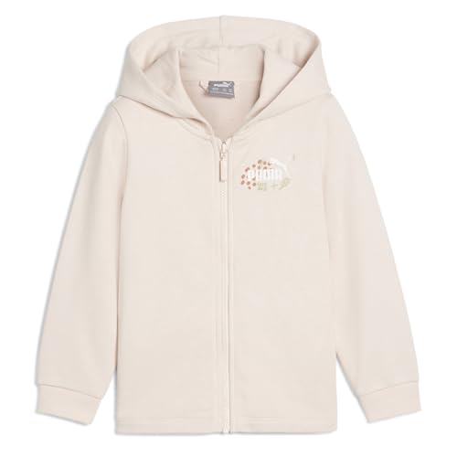 PUMA Toddler Girls Essentials Fc Full-Zip Hoodie Athletic Outerwear Casual - Pink - Size XS