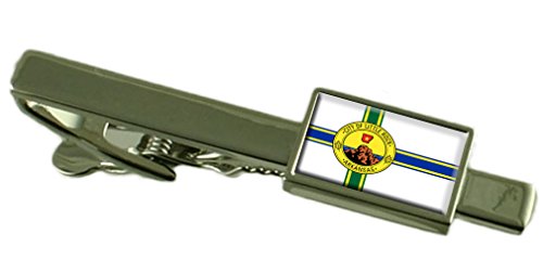 Clip de corbata de Little Rock bandera de EE.UU. pasador metálico americano para hombre