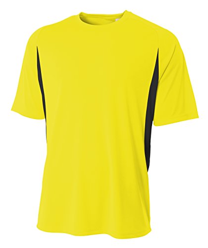 A4 Youth Cooling Performance Color Block Short Sleeve Tee