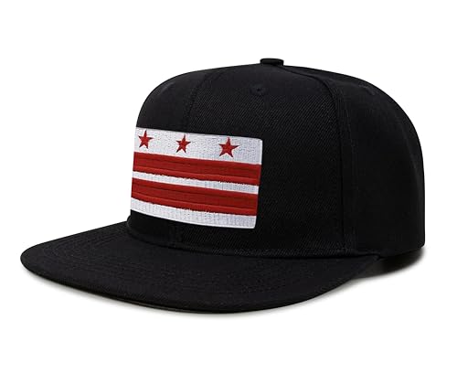 Image of International Tie City Hat for Men and Women, Adjustable Snapback Trucker Baseball Cap with Embroidered Patch