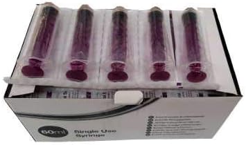 ENFIT注射器、Enfitアタッチメント付き腸内注射器60ml、50個パック