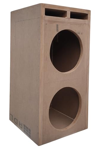Image of NRS AUDIO 15 MM-MDF Double 8 inch L-Port-Ported Car Subwoofer Box