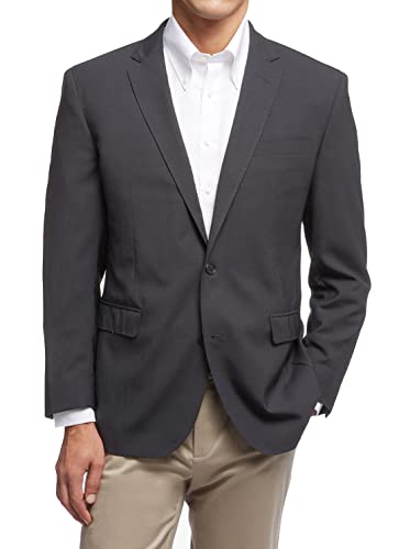 Veste Homme Gris Foncé Evoga Blazer Confortable Taille S AntiPlis