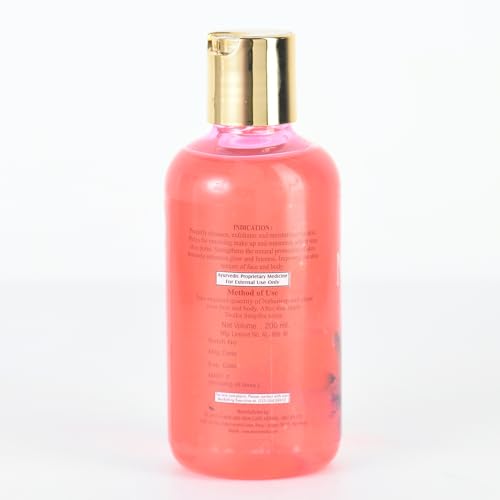 Image of AKANSHA Nabaroop Men's & Women's Ayurvedic Natural Face and Body Wash- 200ml (Rose and Cucumber)