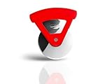 I GENIETTI Pizza Rotary Cutter, Red