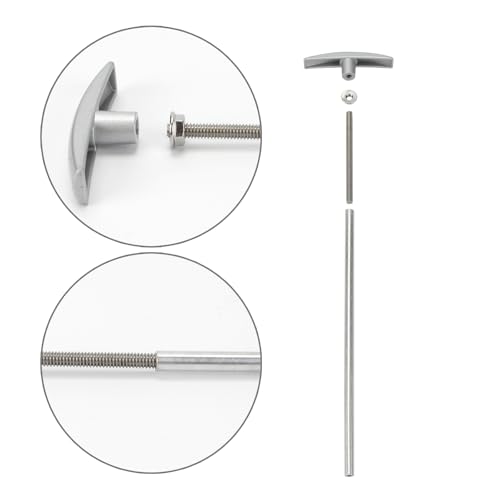 Image of 3 Pack-RV Waste Valve Extension Tube 9 inch, RV Waste Valve Handle Replacement, Valve Aluminum Tube Extension Rod Reliable Solution for Easy Waste Management, Compatible with RV Sewer Hose Kit
