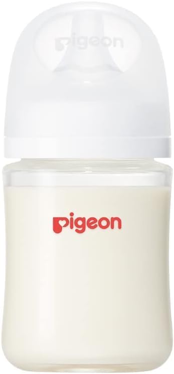 ピジョン 母乳実感 哺乳瓶 160ml 耐熱ガラス 新生児対応 SS(丸穴)付き