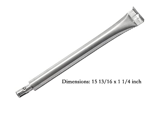 Votenli S9602A(4-Pack) S1108A(4-Pack) Stainless Steel Heat Plate and Stainless Steel Burner Replacement for Broil King 9625-84, 9625-87, 9635-84, 9635-87, Baron 320, Baron 340, Baron 420, Baron 440,