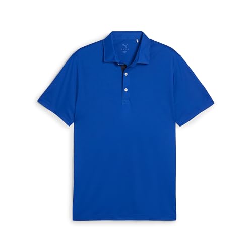 Polo athlétique vêtement de golf bleu festif respirant L