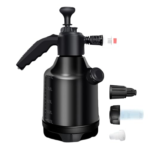 Botella pulverizadora de espuma, lata de mano de espuma de 3 litros, botella de nebulización para el hogar, para baño, jardín, riego, inodoro, salón, garaje, hogar, agricultura y granja