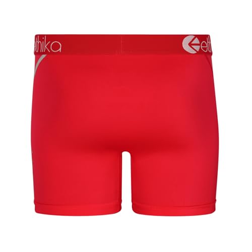Ethika Mens SubZero MID Boxer Brief | Neon Red3