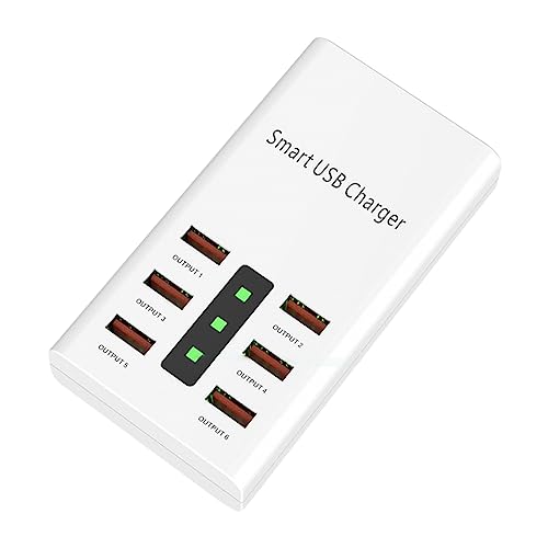 Estación de carga USB rápida de escritorio para móviles y tablets de casa