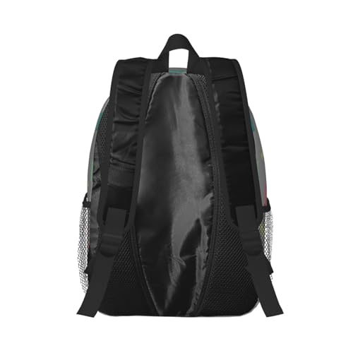 KPXXAQT Bequemer Rucksack mit niedlichem Dackel-Motiv, für Schule, Reisen, Outdoor-Aktivitäten, Erwachsene, Wanderbegeisterte