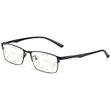 Reading Glasses Progressive Multifokus Computer Lesebrille Blaulicht blockierende Multifokal Lesegeräte Fern und Nahbrillen Anti Blend Augenbelastung Leichtgewicht
