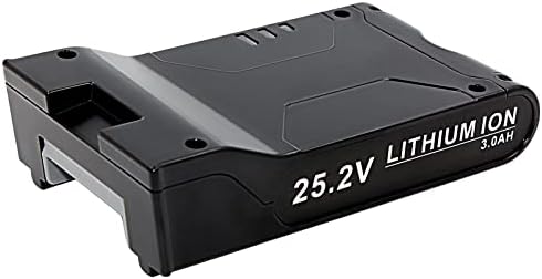 25.2V 3000mAh Li-ion Shark Household-Vacuum-Parts-and-Accessories Ion Battery, Black Battery Pack for Use with Shark ION Rocket, IONFlex, and IONFlex 2X Cordless Vacuums (XBAT200)