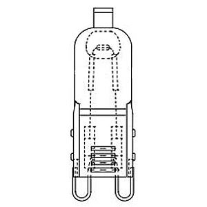 三菱 【ケース販売特価 20個セット】 ミラー無しラインボルトハロゲンランプ 《ハロピン(HALOPIN)》 110V 40W クリアタイプ G9口金 JD110V40W/G9/P2_set