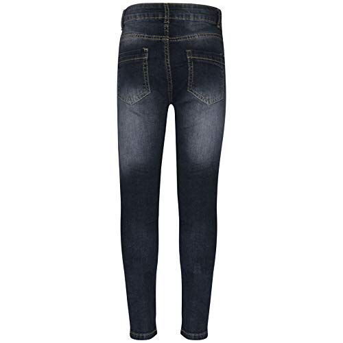 Girls Denim Unicorn Dab Stretchy Pants - Jeans JN29 Black. 13-142