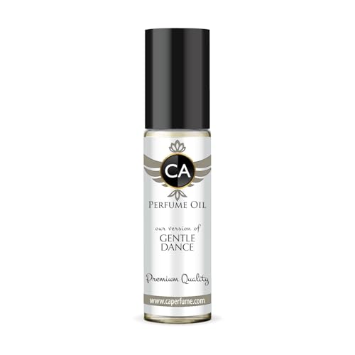 CA Perfume Impression of Gentle Dance Unisex Fragrance Oil Amber Woody Scent Long Lasting Perfumes for Women &amp; Men Travel Size TSA Ready Mini Parfum Body Oil Roll-on 0.33 Fl Oz 10ml