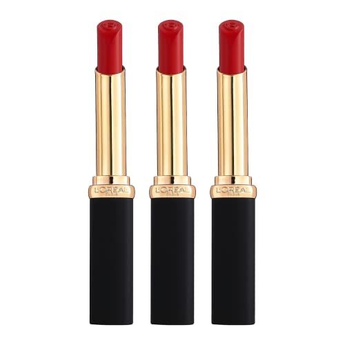 3 x L'Oreal Color Riche Intense Volume Matte Lipstick - 336 Le Rouge Avant-garde