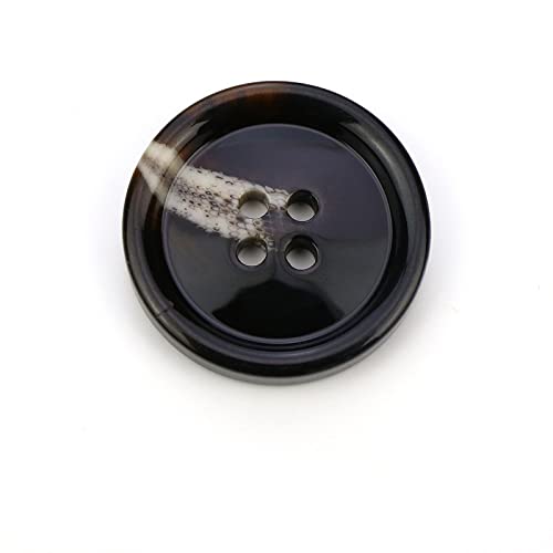 10 PCS 4 Holes Round Resin Buttons Flatback Sewing Buttons for Clothing Arts Crafts DIY Decorations Sewing Accessories — image 1