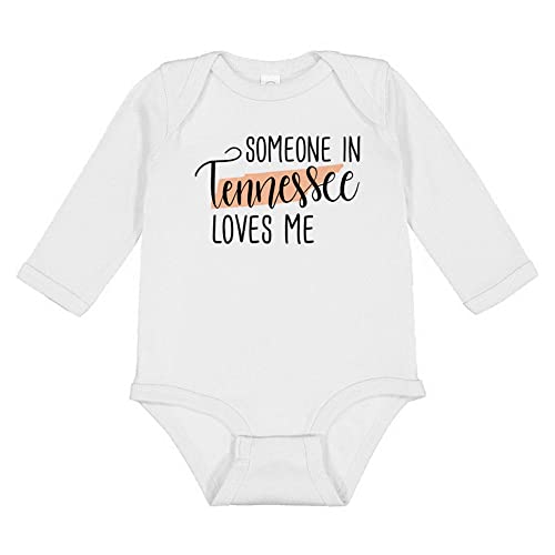 Someone in Tennessee Loves Me Long Sleeve Baby Infant Bodysuit