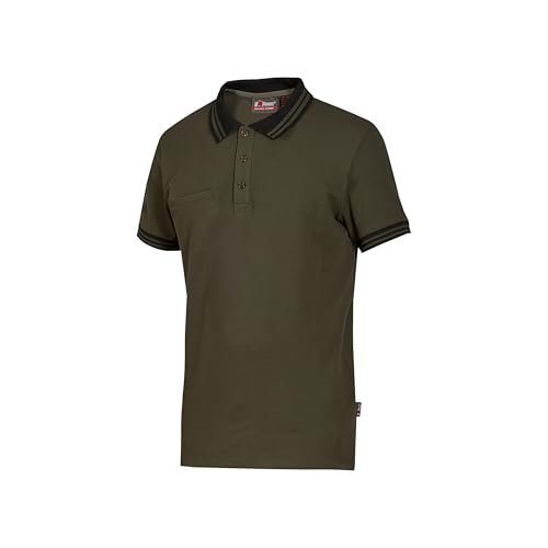 Chemise homme Upower Way dark green en coton casual