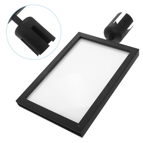 Support de panneau A4 en acier pour poteau de barrière 63mm double face - 7