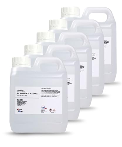 Isopropanol Alcohol IPA 99.99% - Pure Chem (White) 5L (5x1L Jerry)