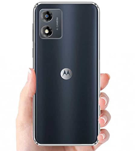 Image of Soft Silicone TPU Back Cover Compatible with Motorola E13 /Motorola Moto E13