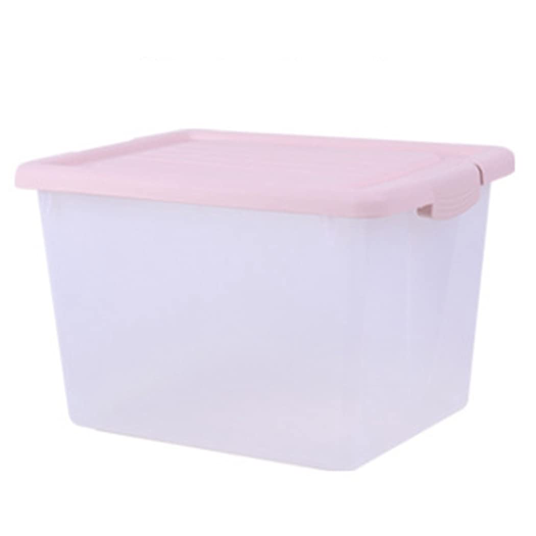 dorakitten container box clear multifunctional stackable storage latch box convenient lightweight portable toys storage bin for living room