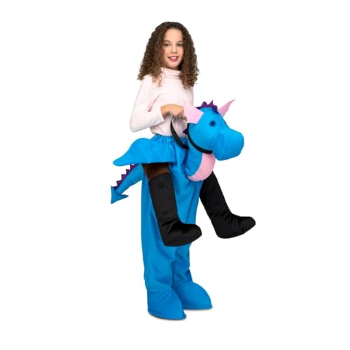 My Other Me - Disfraz unisex infantil de Dragón azul con