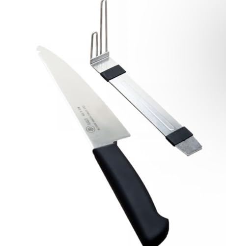 【ざわつく金曜日で紹介】テコの原理で硬いカボチャも楽に切れる 万能包丁楽 テコの原理 楽 餅 岐阜県関市のサムネイル