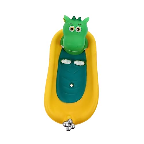 BESTYASH 1pc Cartoon Dinosaur Bathtub Soap Storage Box Drain Soap Dish for Boys and Girls Sponge Holder to Keep Bathroom Organized and Dry