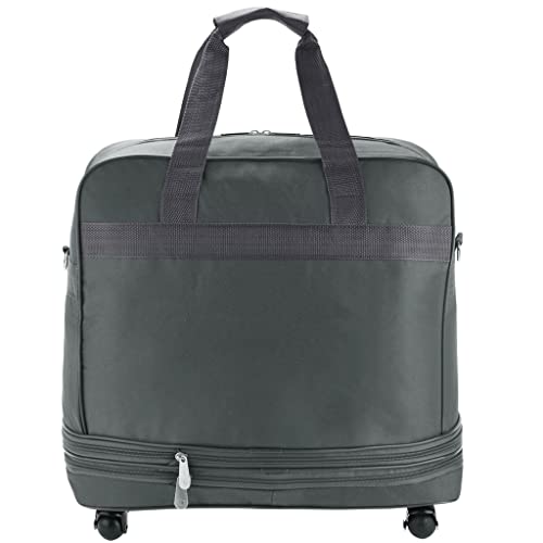 Mala De Viagem Grande Sacola Expansiva Rodinhas 360° Gigante Transversal 3 Tamanhos Impermeável Poli