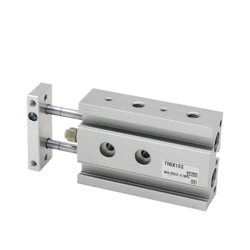 Vérin pneumatique double tige TR avec roulement à glissière robuste - 2